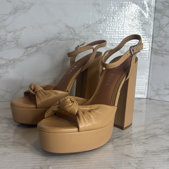 Gianni Bini x Jess Southern Carrie Knotted Bow Platform heels size 9.5 read*** - Picture 2 of 14